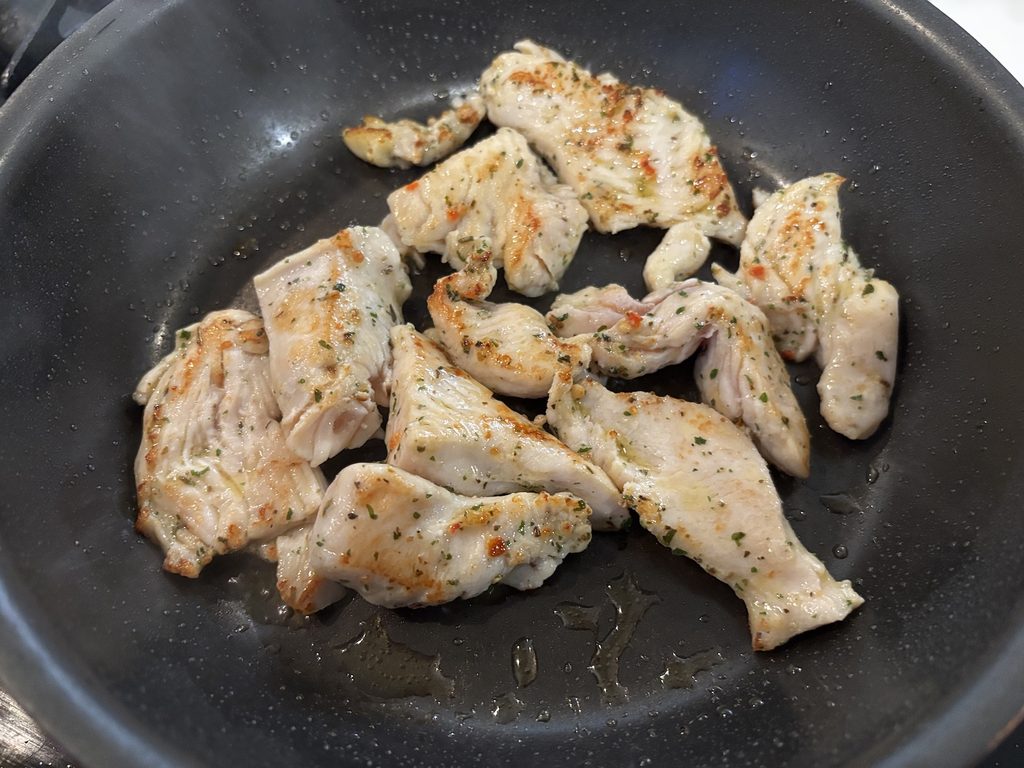 バジル焼き 盛り付け