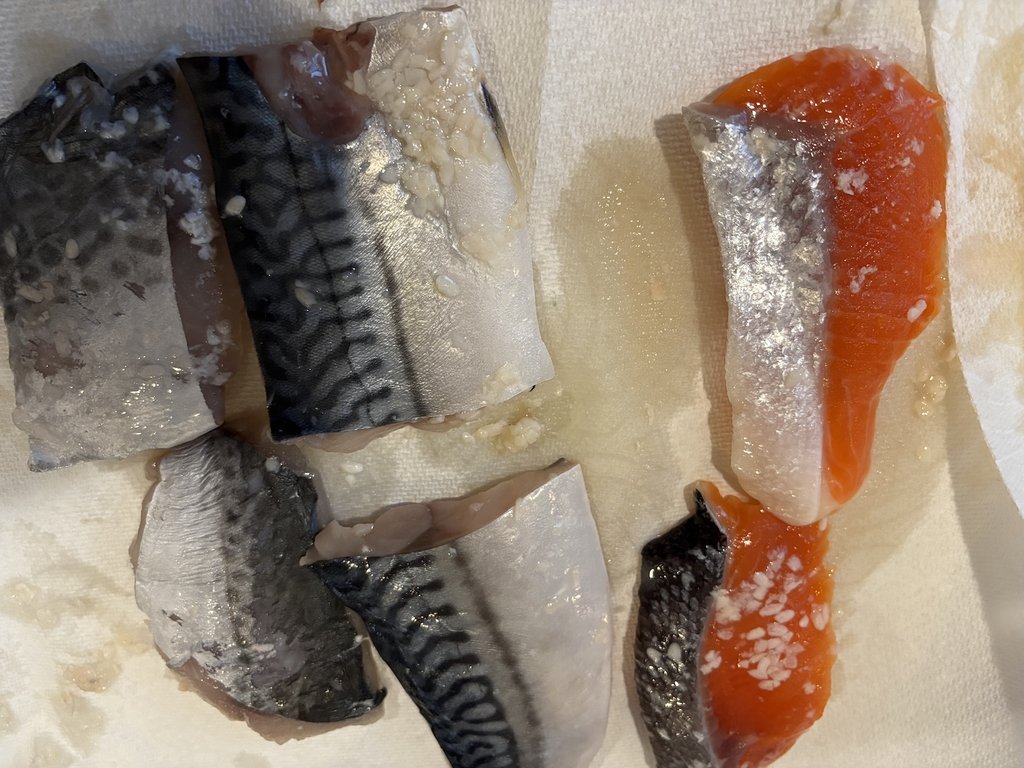 種の塩麹漬け ご飯と一緒に